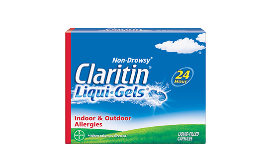 Claritin Liqui-Gels 24-Hour package